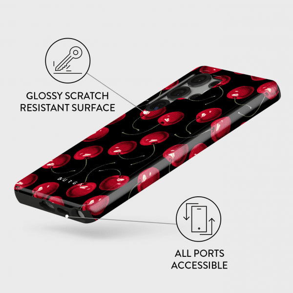 Burga Samsung Galaxy S25 Cover Tough Cherrybomb