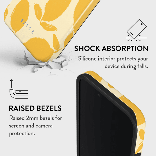 Burga iPhone 16/17 Cover Tough Lemon Tart