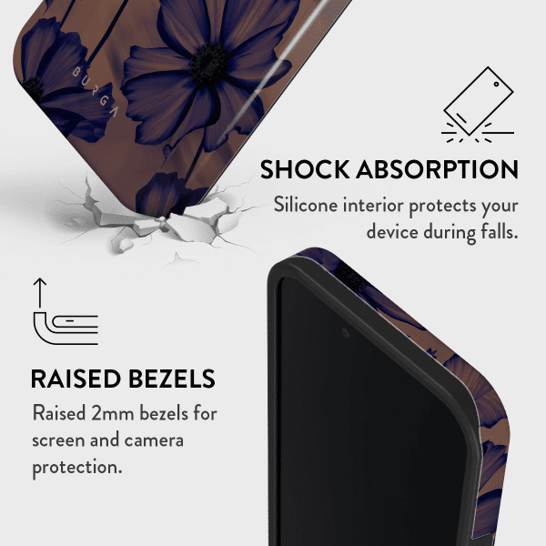 Burga iPhone 16e/iPhone 17e Cover Tough Velvet Night