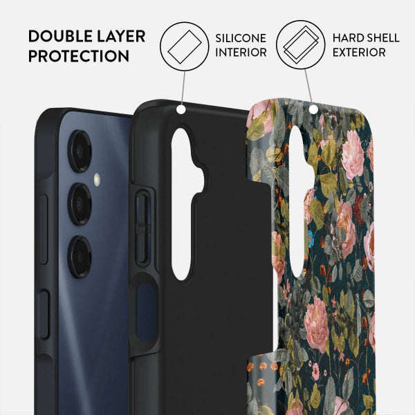 Burga Samsung Galaxy A16 Cover Tough Bloomy Garden