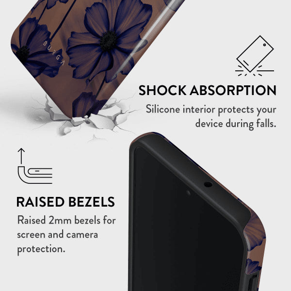 Burga Samsung Galaxy A16 Cover Tough Velvet Night