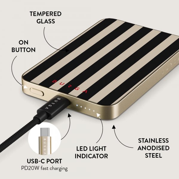 Burga Powerbank MagSafe 5000 mAh Prophecy Guld