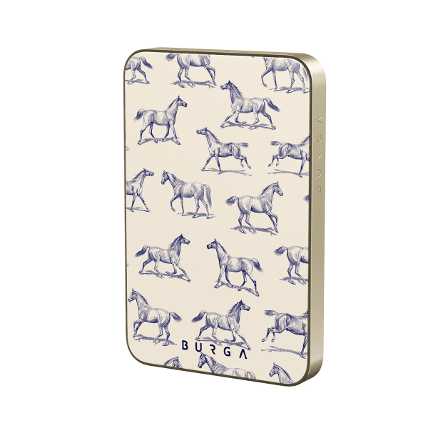 Burga Powerbank MagSafe 5000 mAh Derby Race Guld