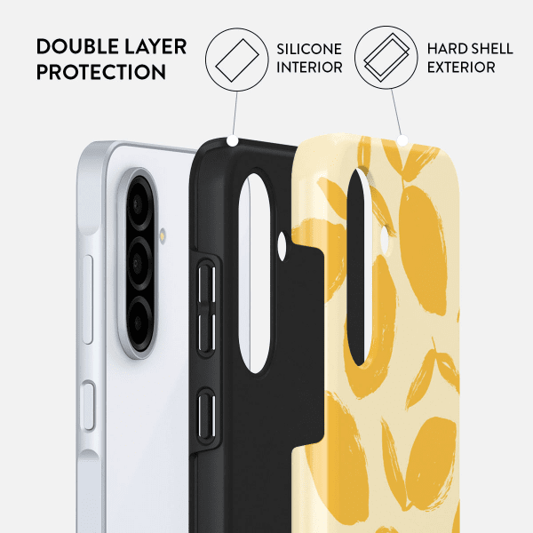 Burga Samsung Galaxy A56 Cover Tough Lemon Tart