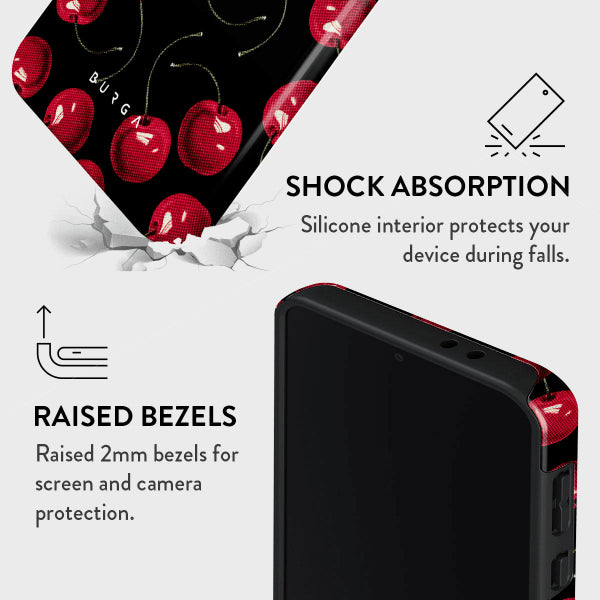 Burga Samsung Galaxy A56 Cover Tough Cherrybomb