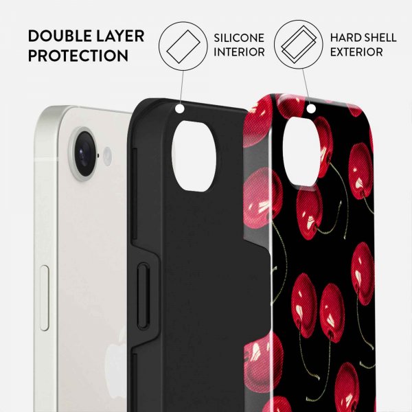Burga iPhone 16e/iPhone 17e Cover Tough MagSafe Cherrybomb