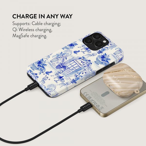 Burga Powerbank MagSafe 5000 mAh Skrivebord Guld