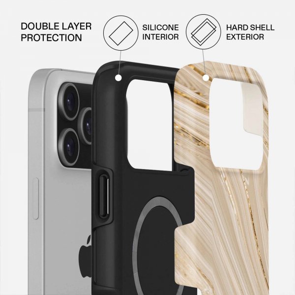 Burga iPhone 17 Pro Cover Tough MagSafe Full Glam