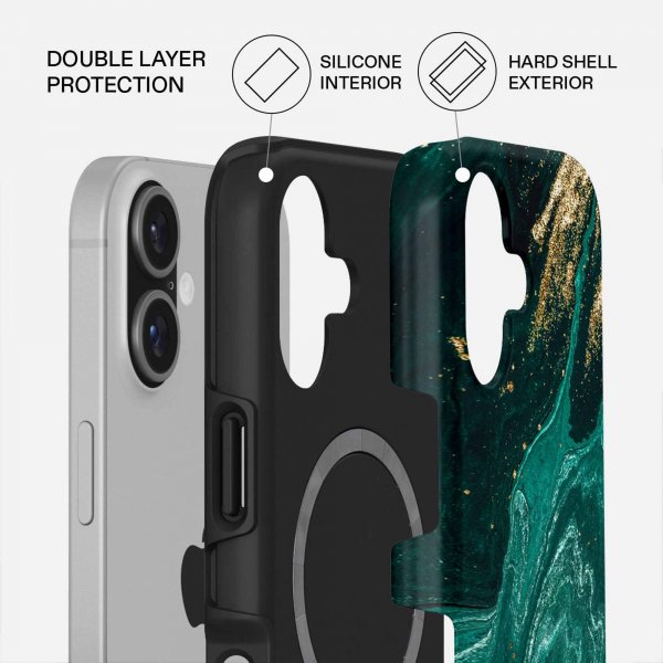 Burga iPhone 17 Cover Tough MagSafe Emerald Pool