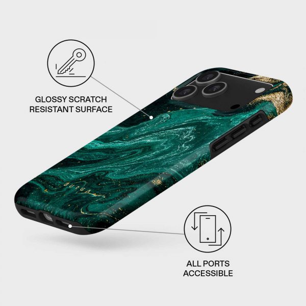 Burga iPhone 17 Pro Max Cover Tough MagSafe Emerald Pool