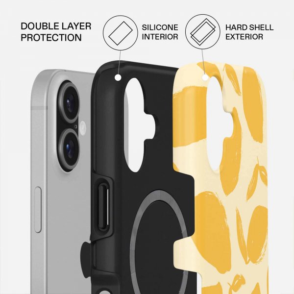 Burga iPhone 17 Cover Tough MagSafe Lemon Tart