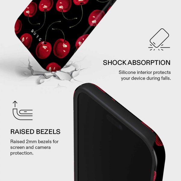Burga iPhone Air cover Tough MagSafe Cherrybomb