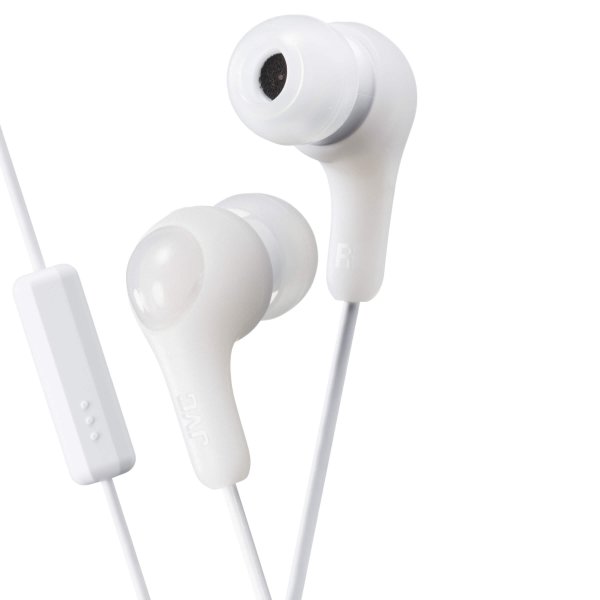 JVC Hovedtelefoner FX7M Gumy Plus In-Ear Mikrofon Hvid