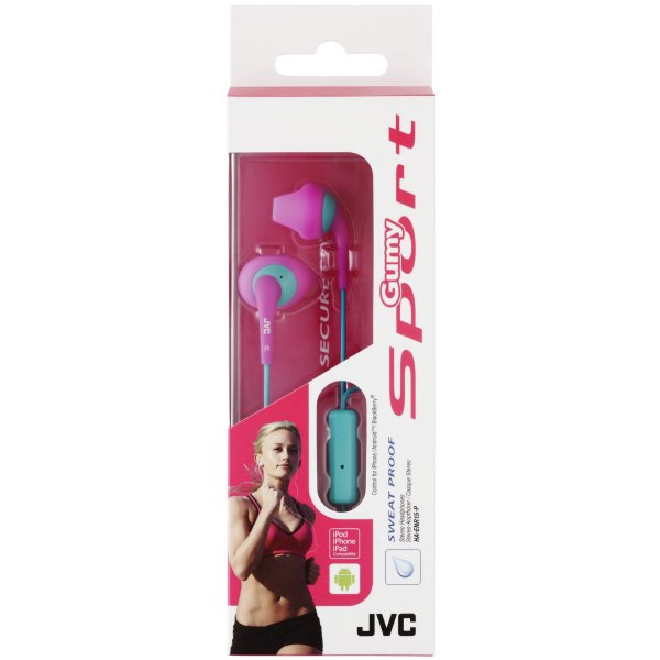 JVC Høretelefoner ENR15 Sport Mikrofon In-Ear Rosa