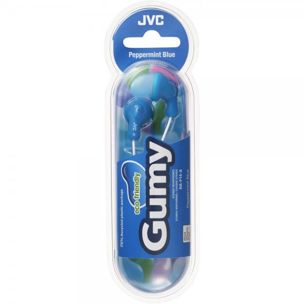 JVC Høretelefoner F14 Gumy In-Ear Blå