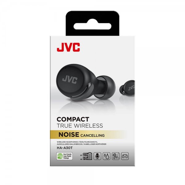JVC Høretelefoner In-Ear True Wireless ANC HA-A30T Sort