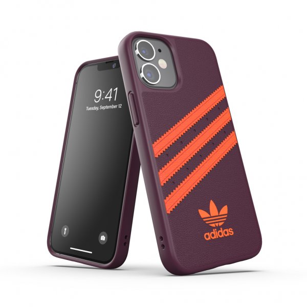 Adidas iPhone 12 Mini Cover Moulded Case Maroon