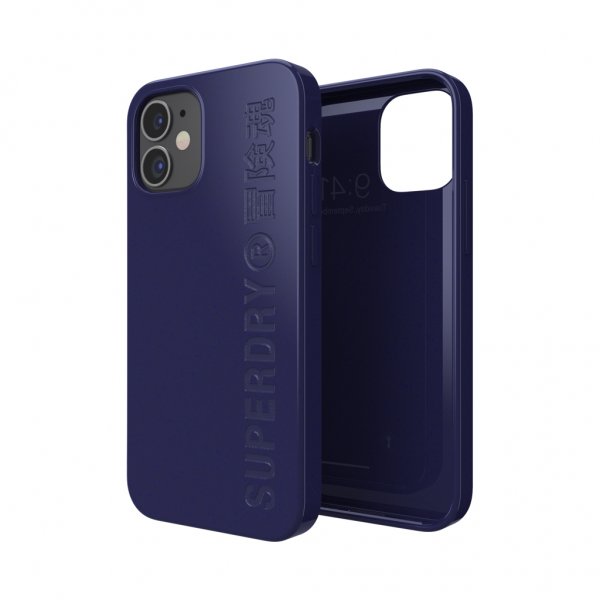 Superdry iPhone 12 Mini Cover Snap Case Komposterbare materialer Marineblå