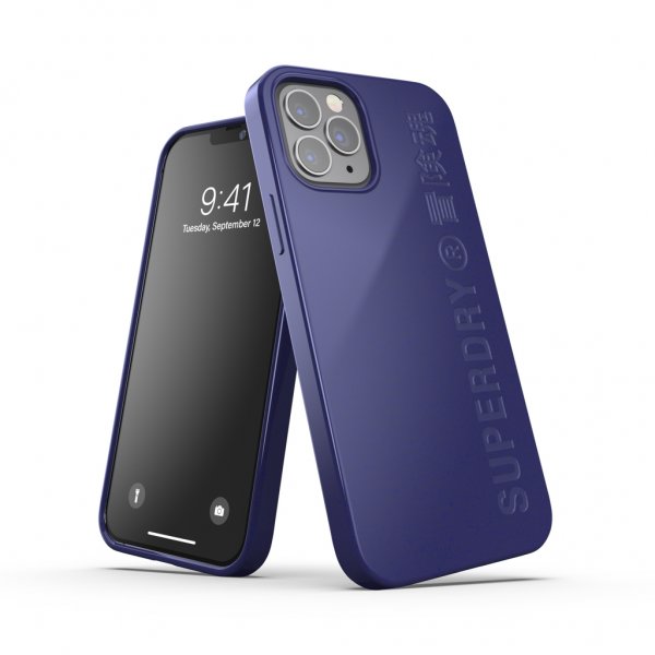 Superdry iPhone 12/iPhone 12 Pro Skal Snap Case Komposterbara Material Navy Blue