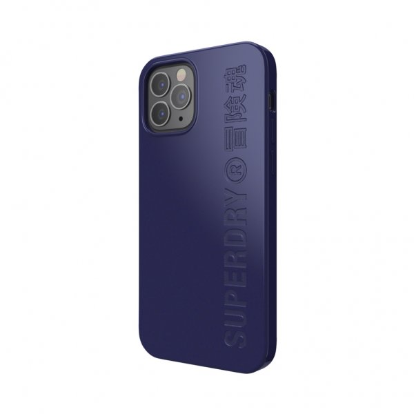 Superdry iPhone 12/iPhone 12 Pro Skal Snap Case Komposterbara Material Navy Blue