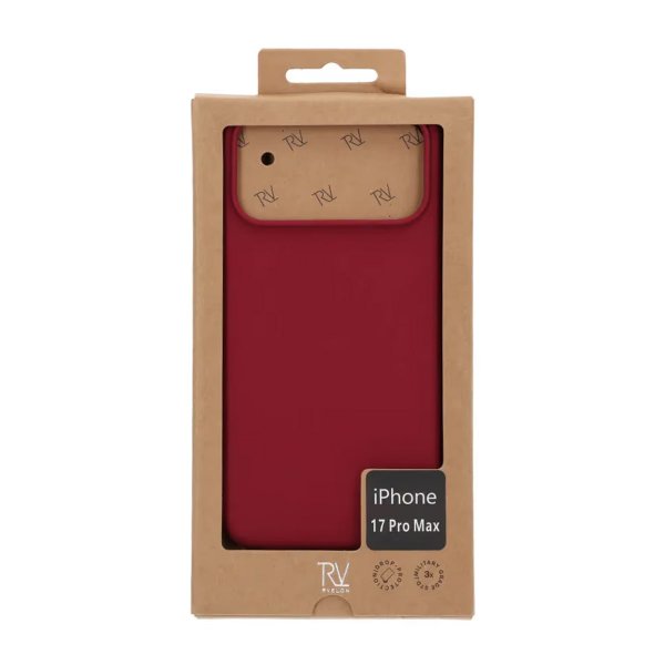Rvelon iPhone 17 Pro Max Cover Silikone MagSafe Rød