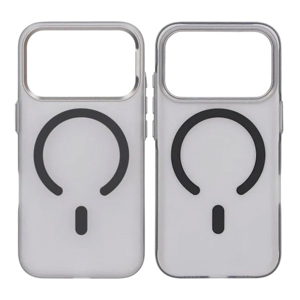 iPhone 17 Pro Cover Kamerasarg MagSafe Sort Transparent