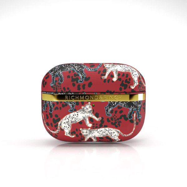 Richmond & Finch AirPods Pro Cover Samba Red Leopard