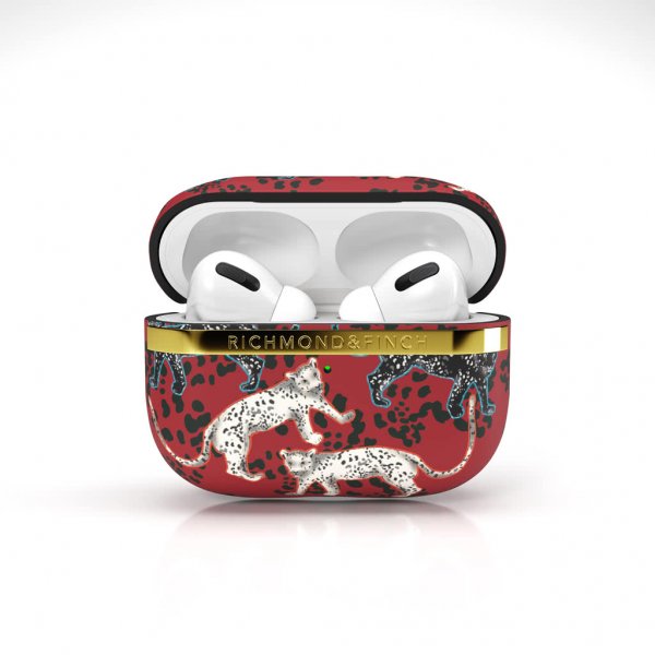 Richmond & Finch AirPods Pro Cover Samba Red Leopard