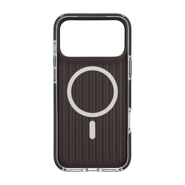 iPhone 17 Pro Max Cover Bølget MagSafe Sort