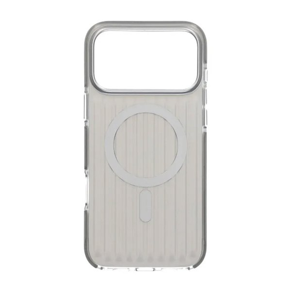 iPhone 17 Pro Max Cover Bølget MagSafe Sølv