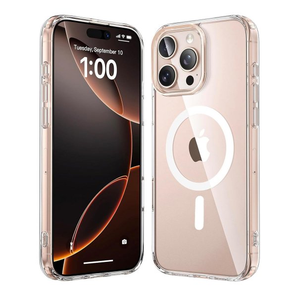 iPhone 16 Pro Max Cover TPU MagSafe Transparent