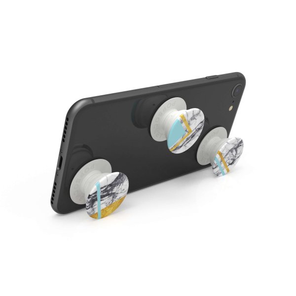 Popsockets PopMinis White Marble Glam 3-pak