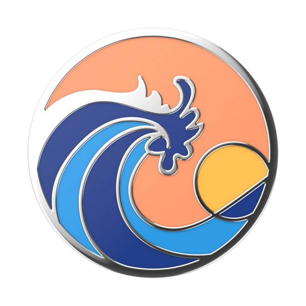 Popsockets PopGrip Emalje Ride The Wave Coral
