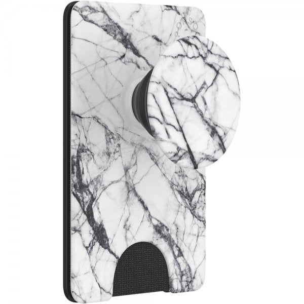 Popsockets PopWallet Dove White Marble