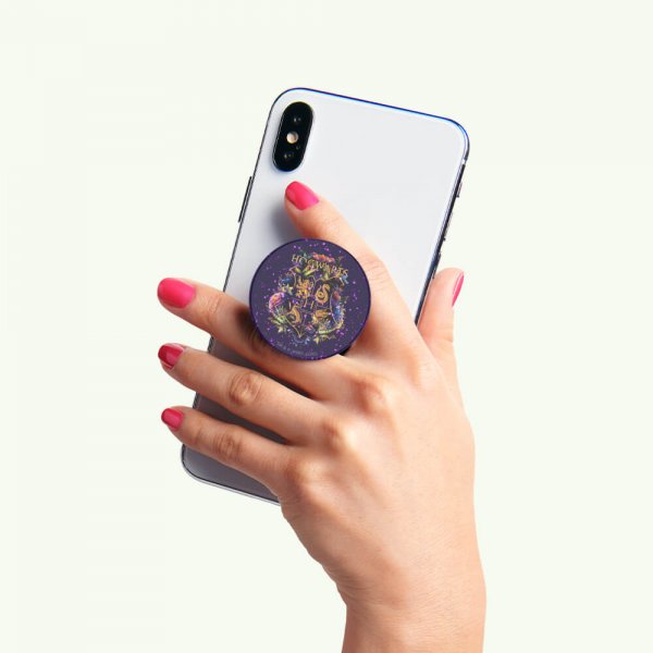 Popsockets PopGrip Glitter Hogwarts Floral