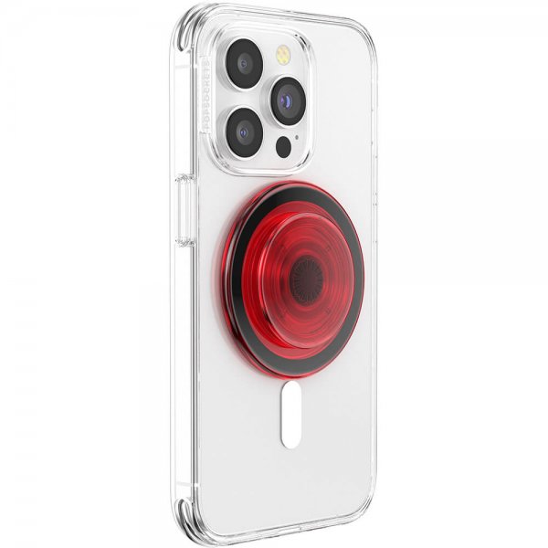 Popsockets PopGrip til MagSafe Danger Red Translucent