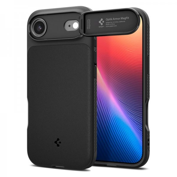Spigen iPhone Air Cover Optik Armor MagFit Sort