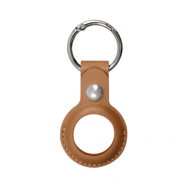 Xqisit AirTag Holder PU Case Brun