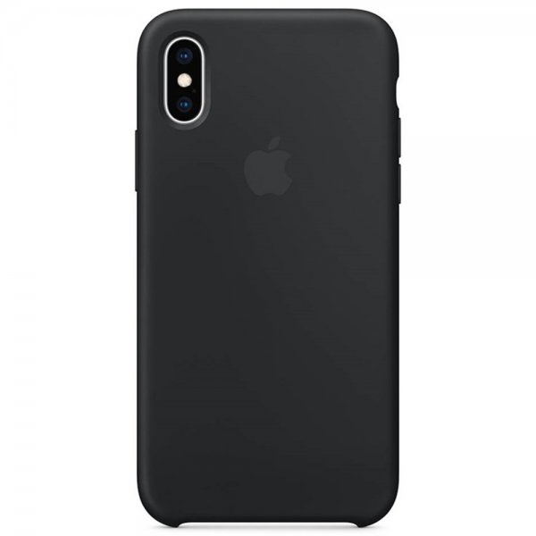 Apple Original iPhone X/Xs Cover Silikone Etui Sort