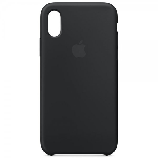 Apple Original iPhone X/Xs Cover Silikone Etui Sort