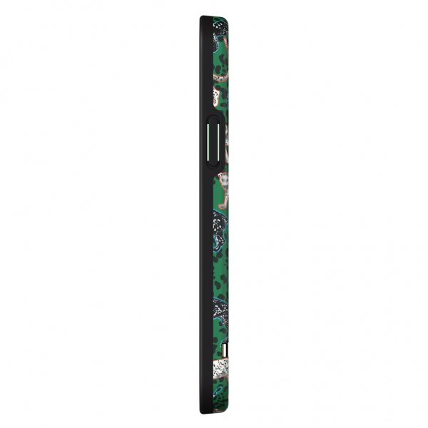 Richmond & Finch iPhone 12/iPhone 12 Pro Cover Green Leopard