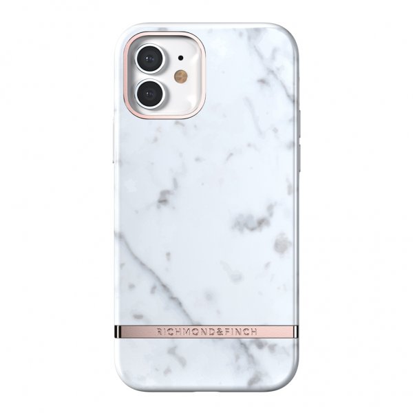 Richmond & Finch iPhone 12/iPhone 12 Pro Cover White Marble
