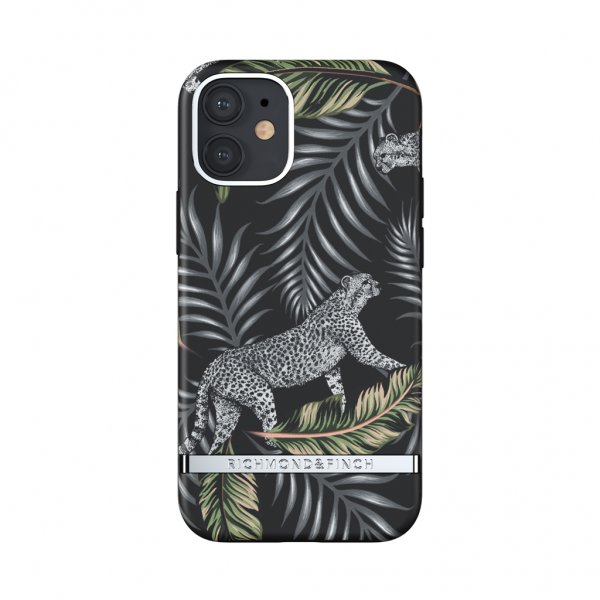 Richmond & Finch iPhone 12 Mini Cover Silver Jungle