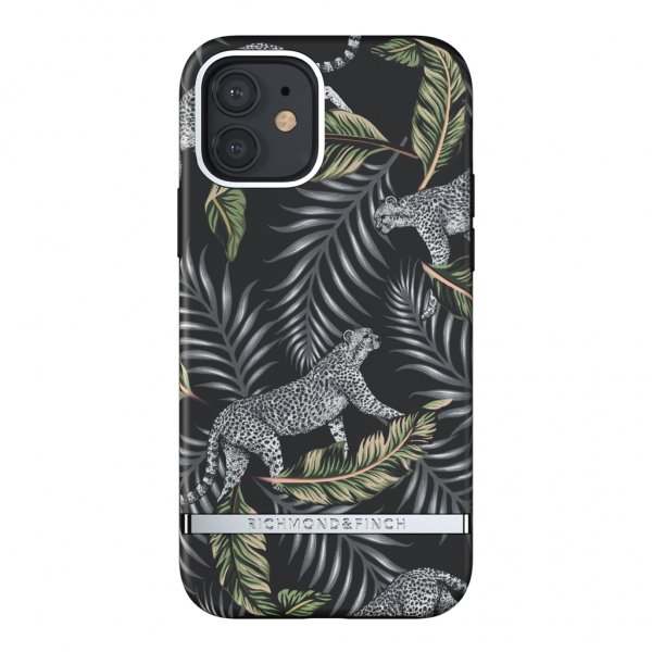 Richmond & Finch iPhone 12/iPhone 12 Pro Cover Silver Jungle