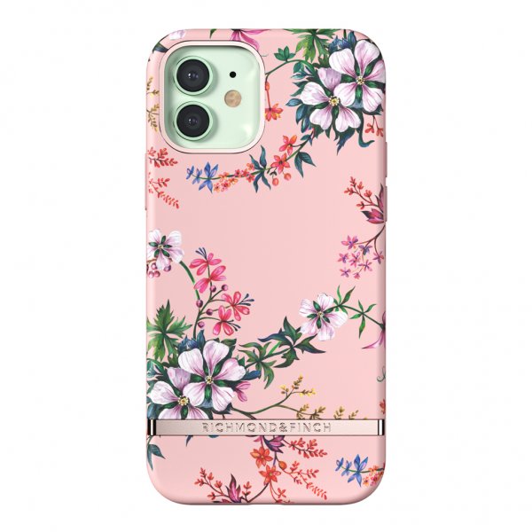 Richmond & Finch iPhone 12/iPhone 12 Pro Cover Pink Blooms