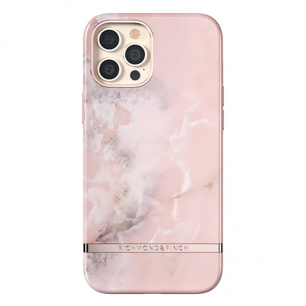 Richmond & Finch iPhone 12 Pro Max Cover Pink Marble