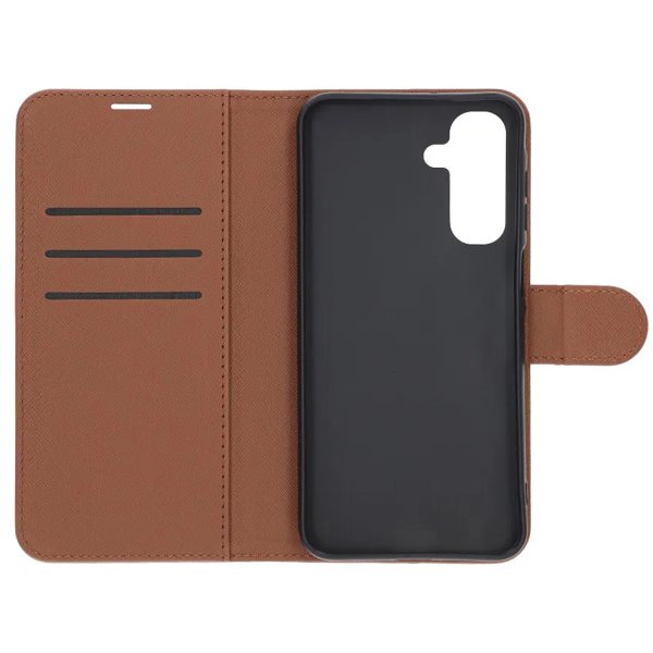 Samsung Galaxy A17 Cover med Kortlomme Standerfunktion Brun