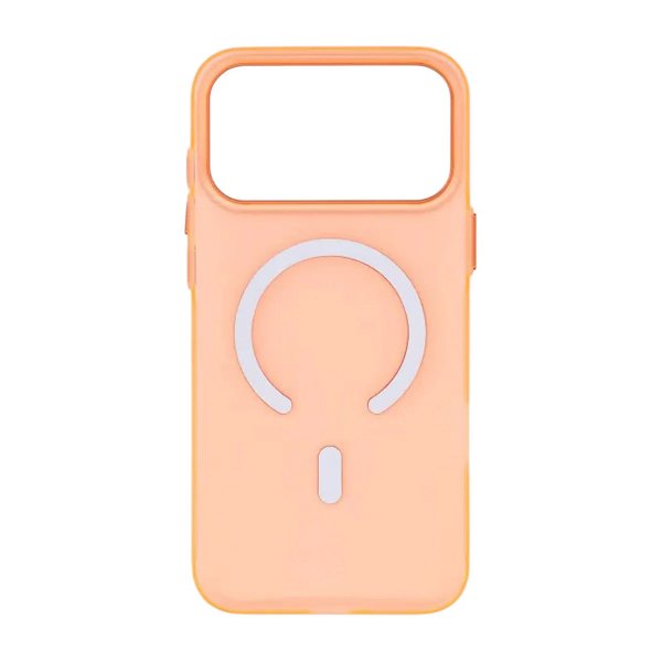 iPhone 17 Pro Cover Kameralinse MagSafe Transparent Orange