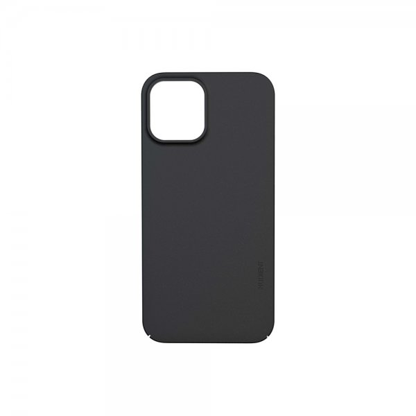Nudient iPhone 12 Pro Max Cover Thin Case V3 MagSafe Ink Black