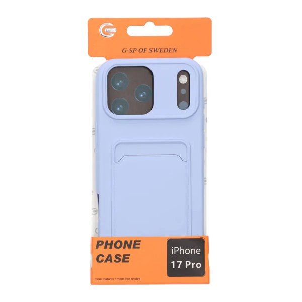 iPhone 17 Pro Cover Kortholder Lilla